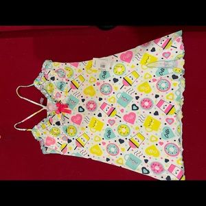 Pajamas dress with design